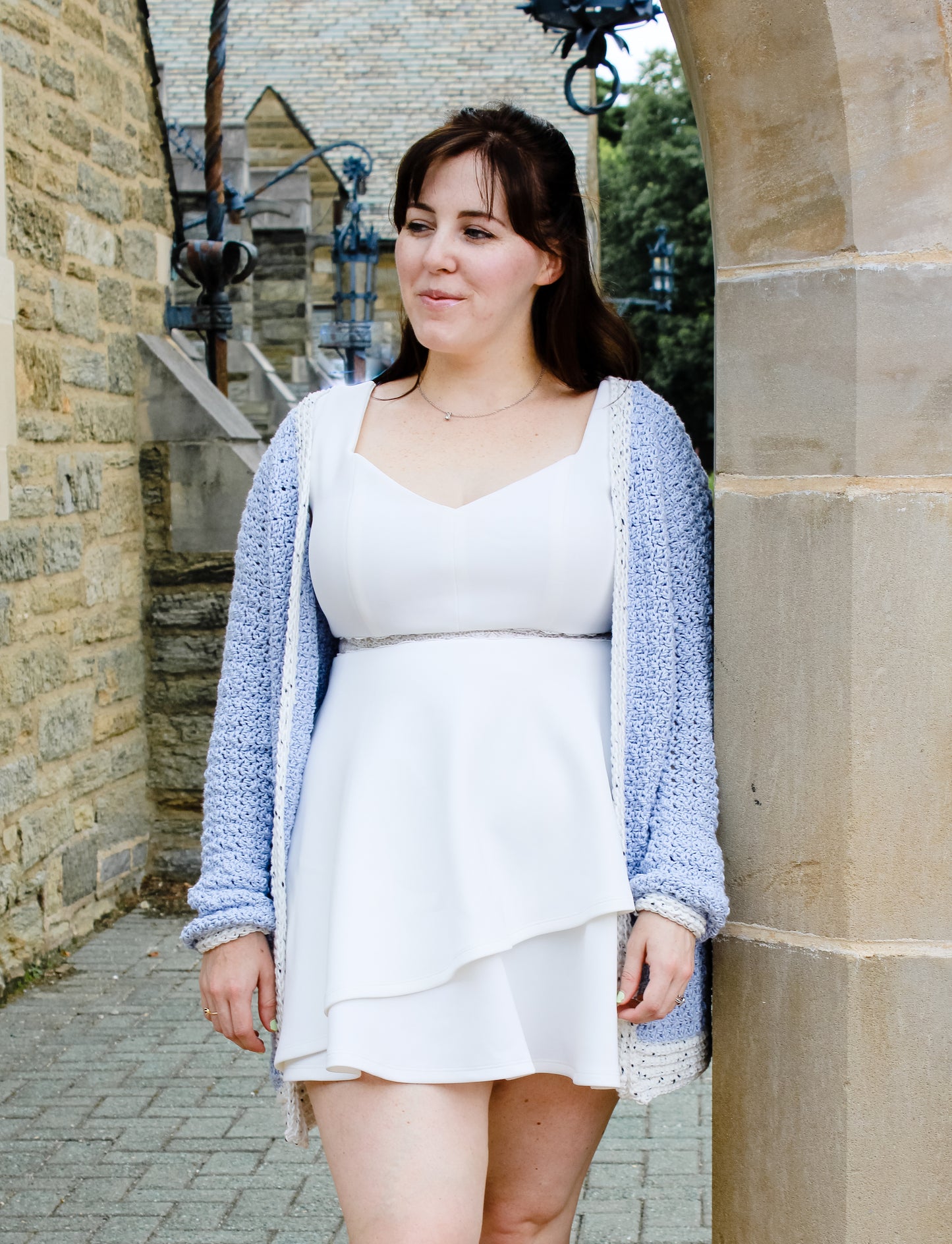 Wisteria Whimsy Cardigan Crochet PDF Pattern by Jessica Brandt Herr