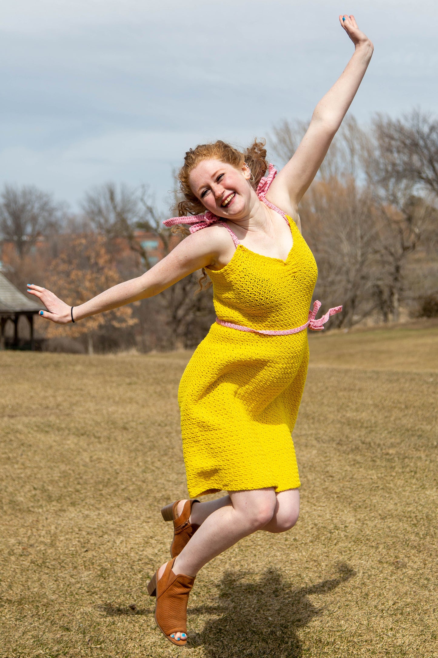 Lemon Drop Sundress Crochet Pattern by Jessica Herr