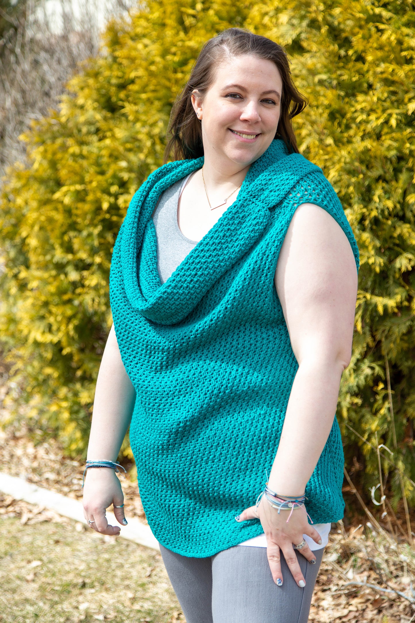 Oblique Shell Tunisian Crochet Pattern by Julie Desjardins