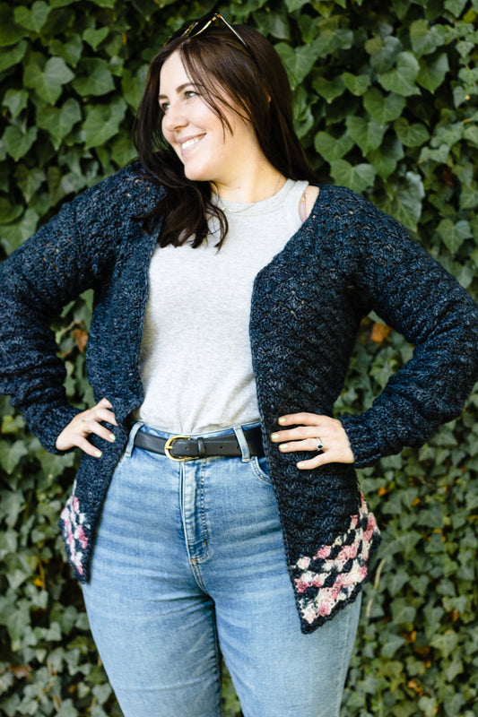 Shorebreak Cardigan PDF Crochet Pattern by Jessica Herr