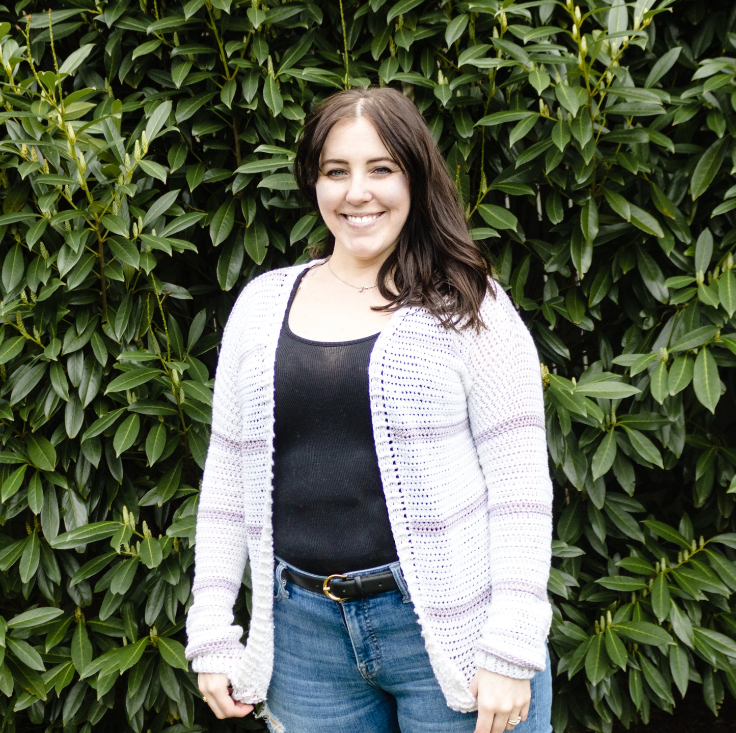 Stripe Into Spring Cardigan Crochet Pattern by Jessica Herr