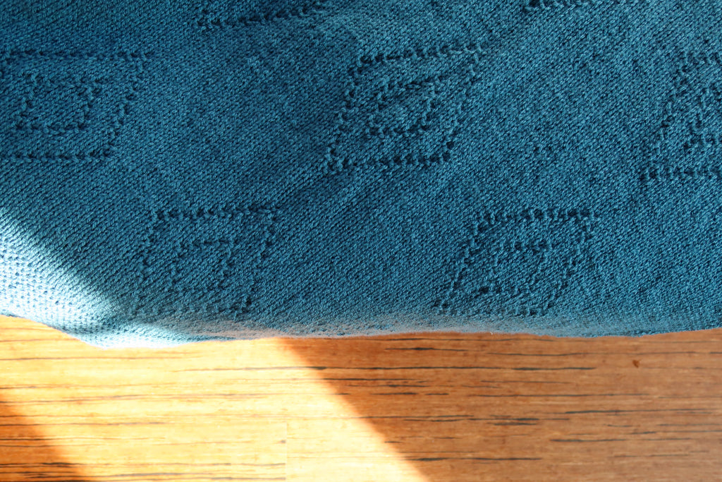 Diamond Blanket Knit Pattern by Hortense Maskens