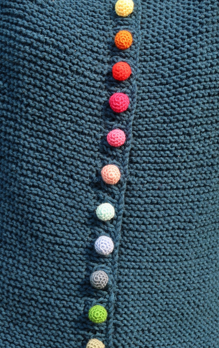 Bonbon Cardigan Knit Pattern by Hortense Maskens