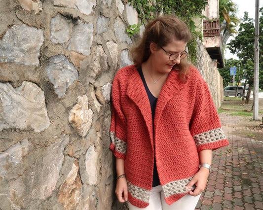 Hometown Cardigan Crochet Pattern by Hortense Maskens