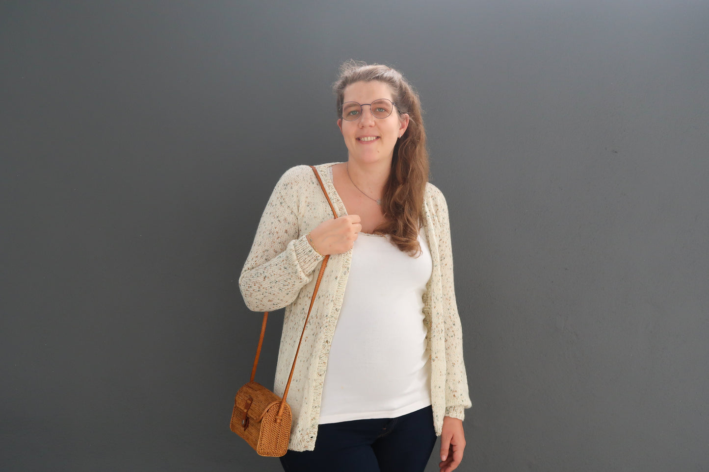 Salt and Pepper Cardigan Knit Pattern by Hortense Maskens