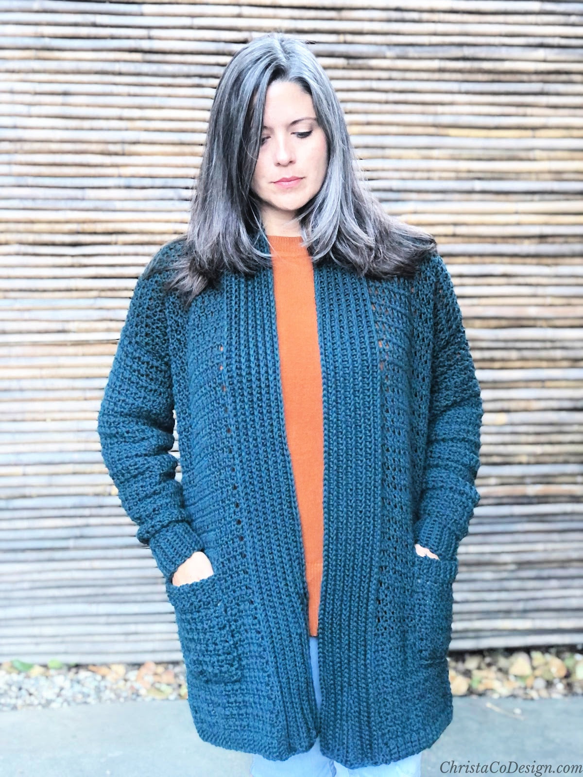 Hygge Homebody Cardigan Crochet Pattern by Crystal Marin