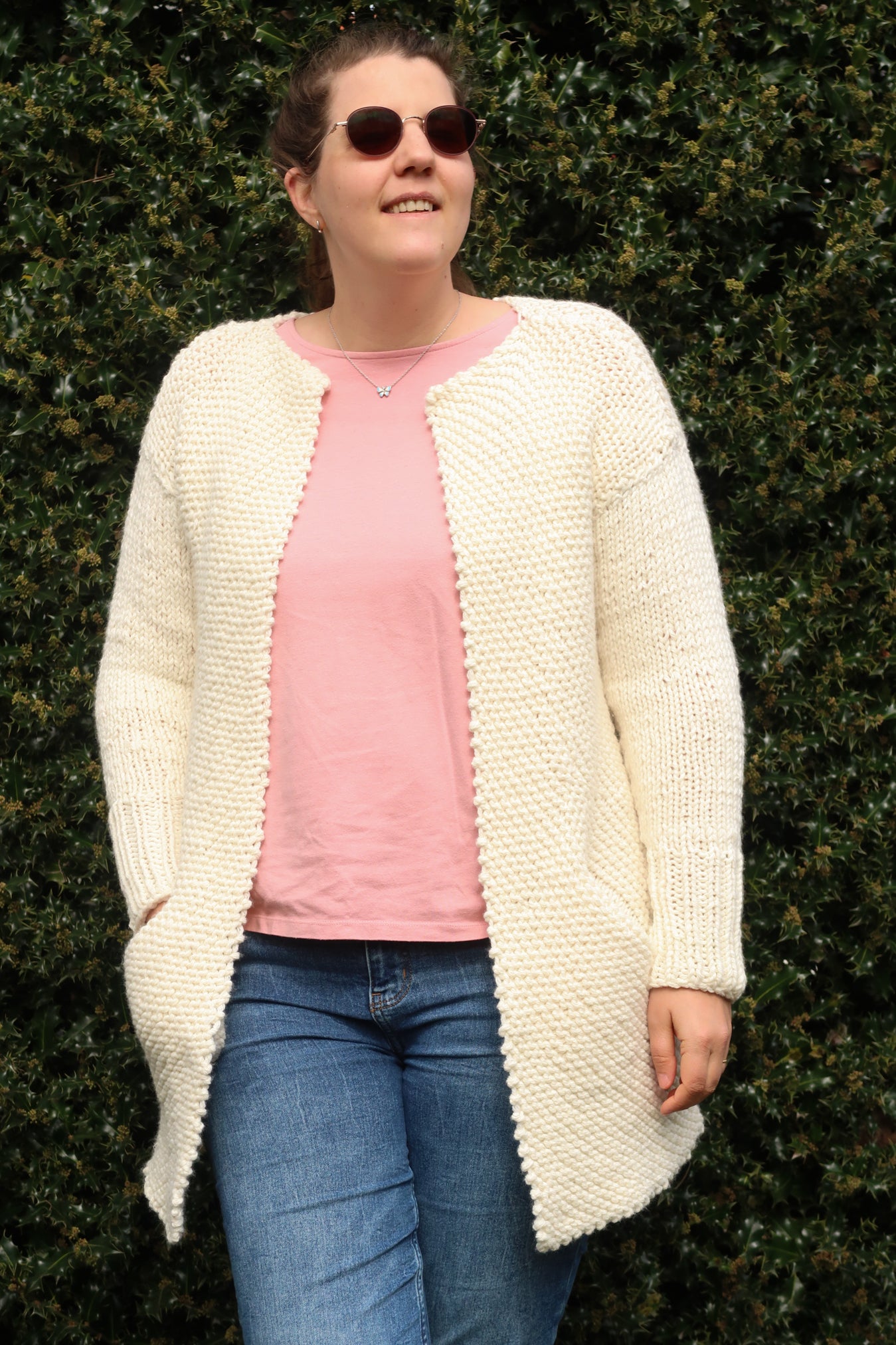 Biased Cardigan Knit Pattern by Hortense Maskens