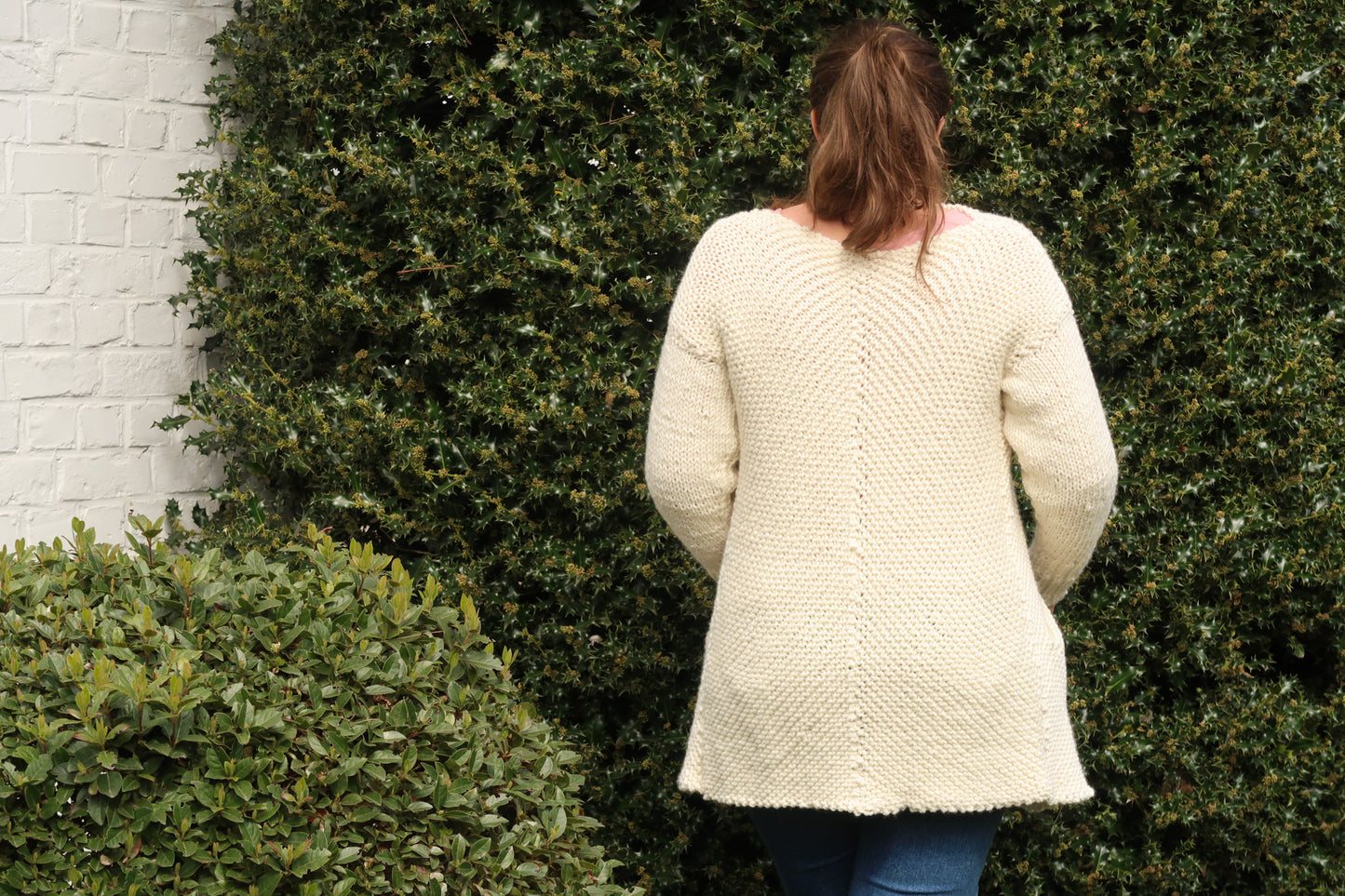Biased Cardigan Knit Pattern by Hortense Maskens
