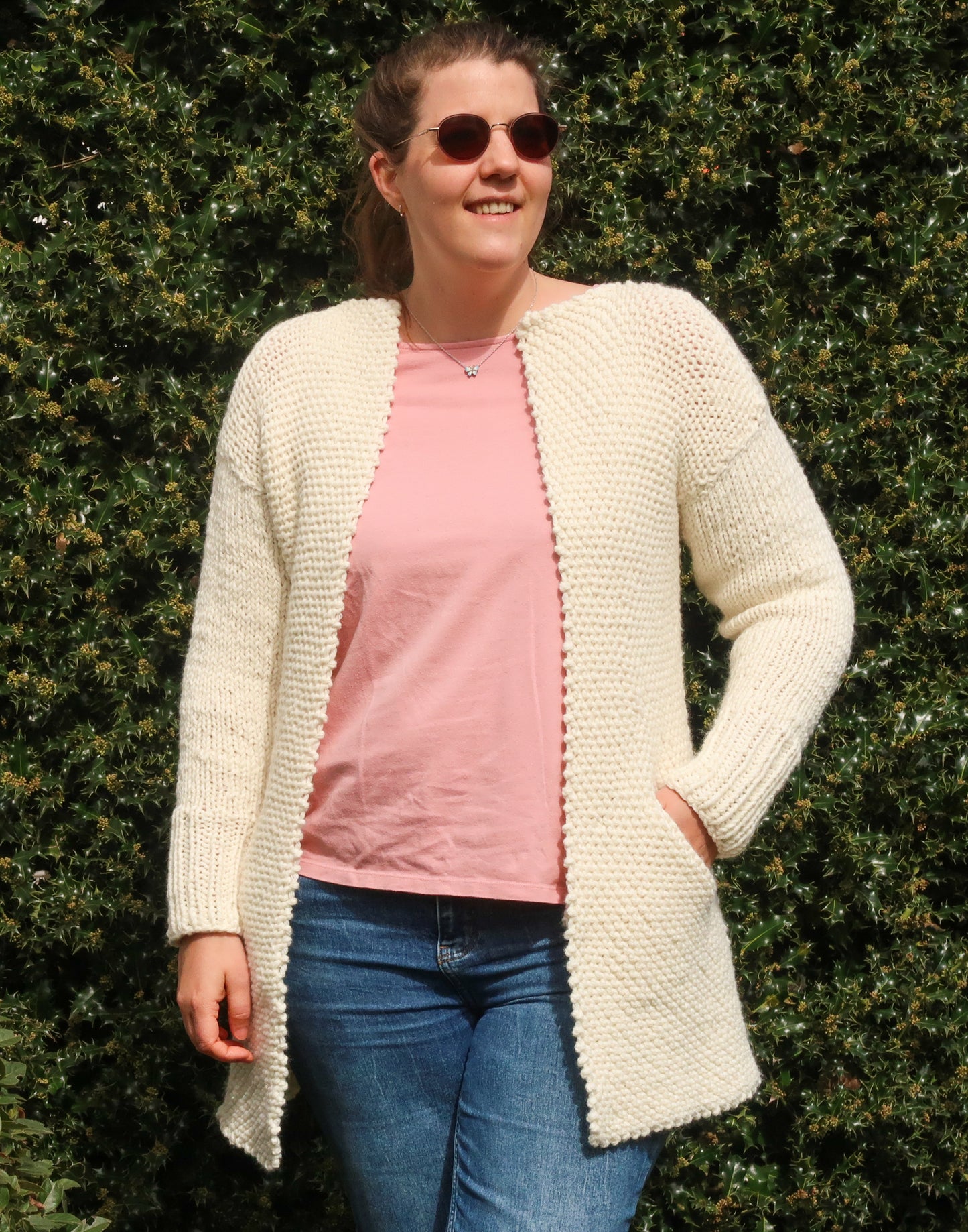 Biased Cardigan Knit Pattern by Hortense Maskens