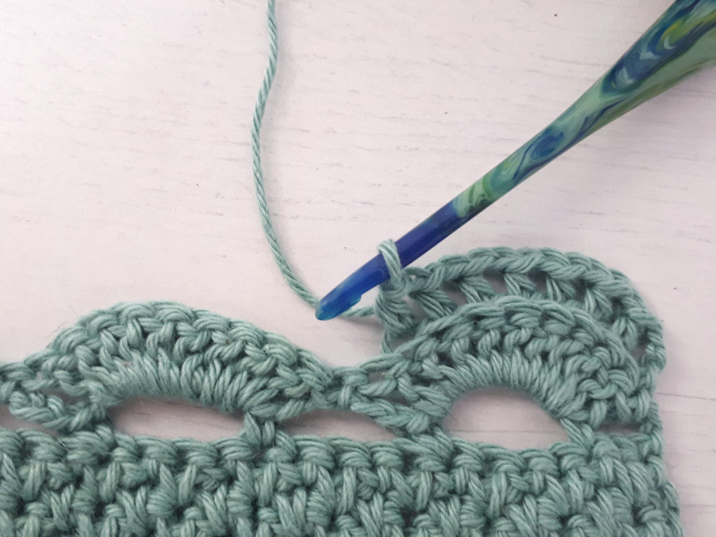 Pearls of the Sea Clutch Crochet Pattern By Agat Rottman