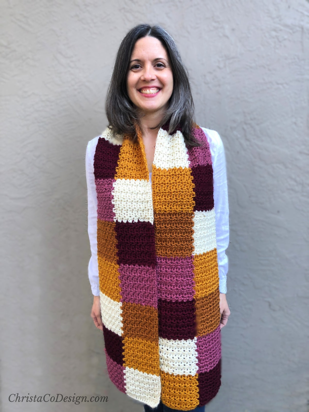 Iseo Scarf Crochet Pattern by Crystal Marin