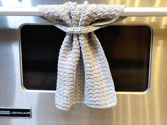 Buco Kitchen Towel Crochet Pattern by Crystal Marin