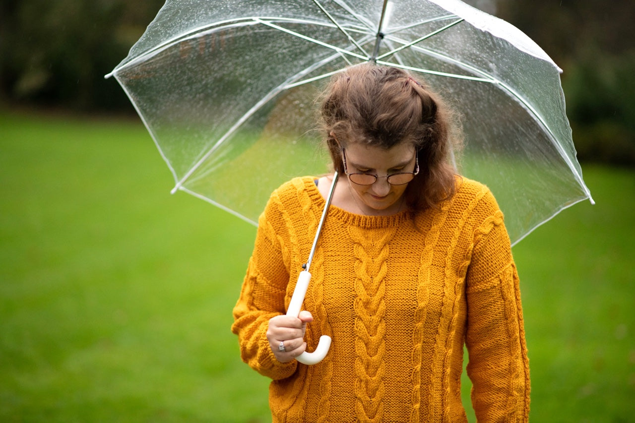 Easy Cable Sweater KNITTING Pattern by Hortense Maskens