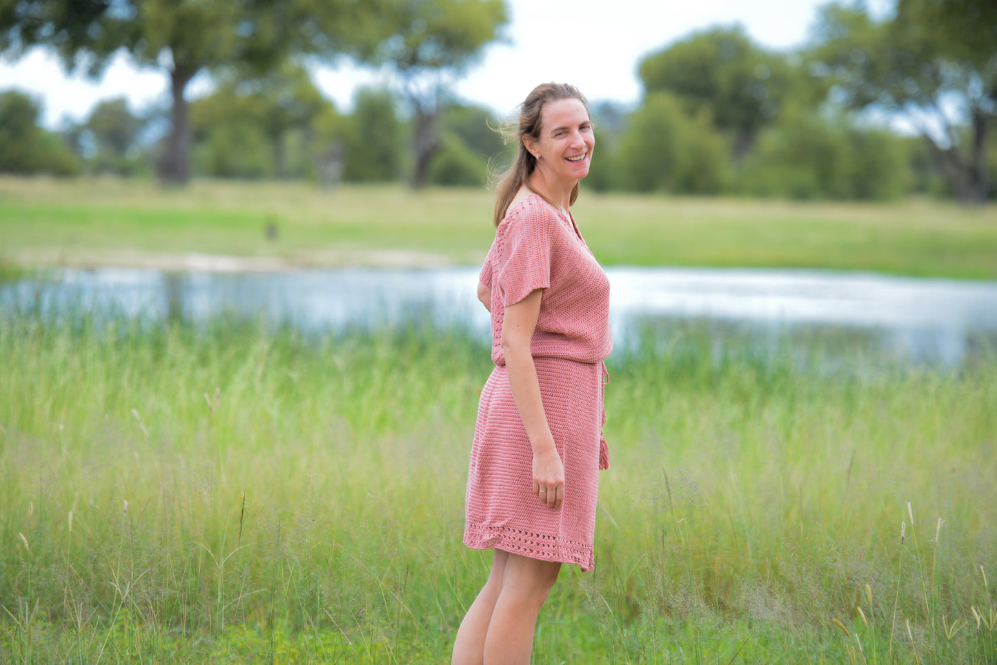 Cache Coeur Dress Crochet Dress by Hortense Maskens