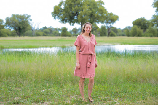 Cache Coeur Dress Crochet Dress by Hortense Maskens