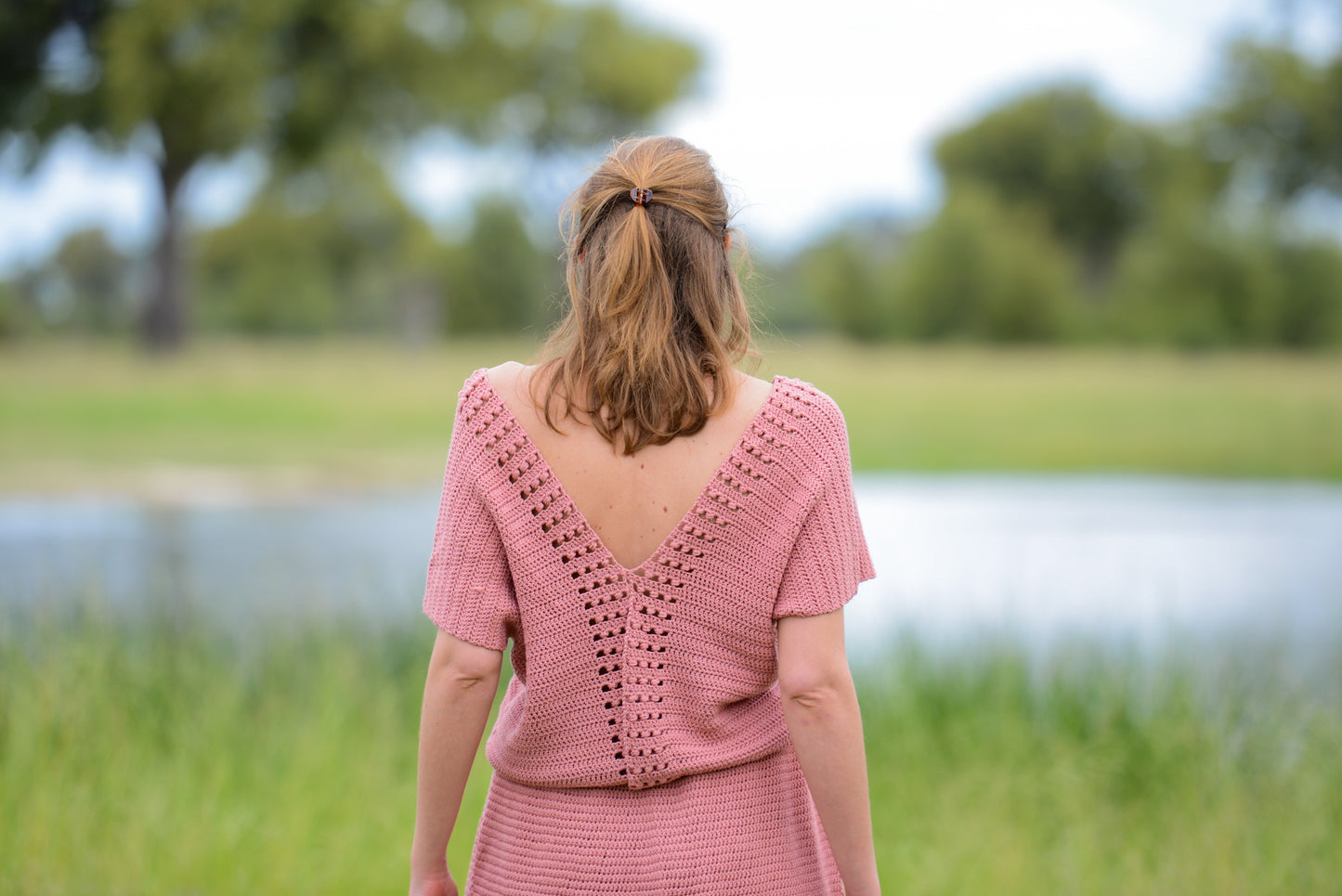 Cache Coeur Dress Crochet Dress by Hortense Maskens