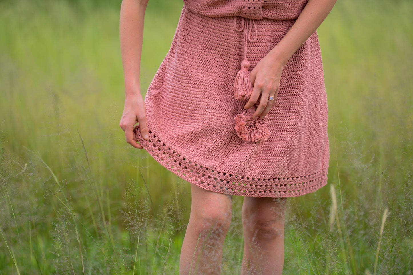 Cache Coeur Dress Crochet Dress by Hortense Maskens