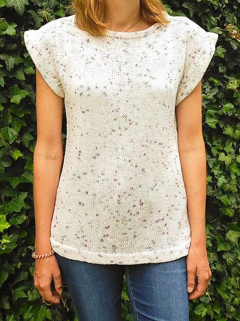 Mia Tee Knit Pattern by Hortense Maskens