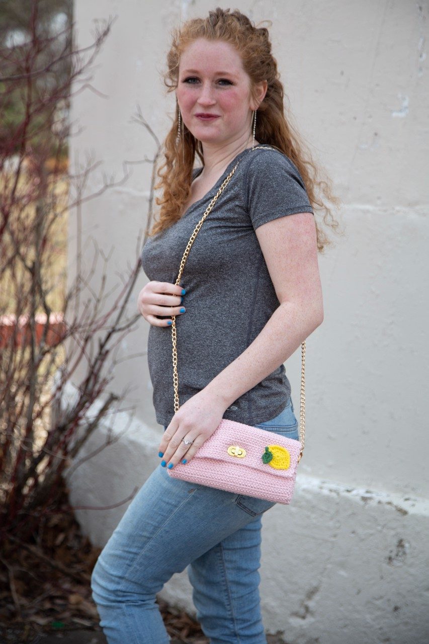 Pink Lemonade Clutch PDF Crochet Pattern by Ashley Parker