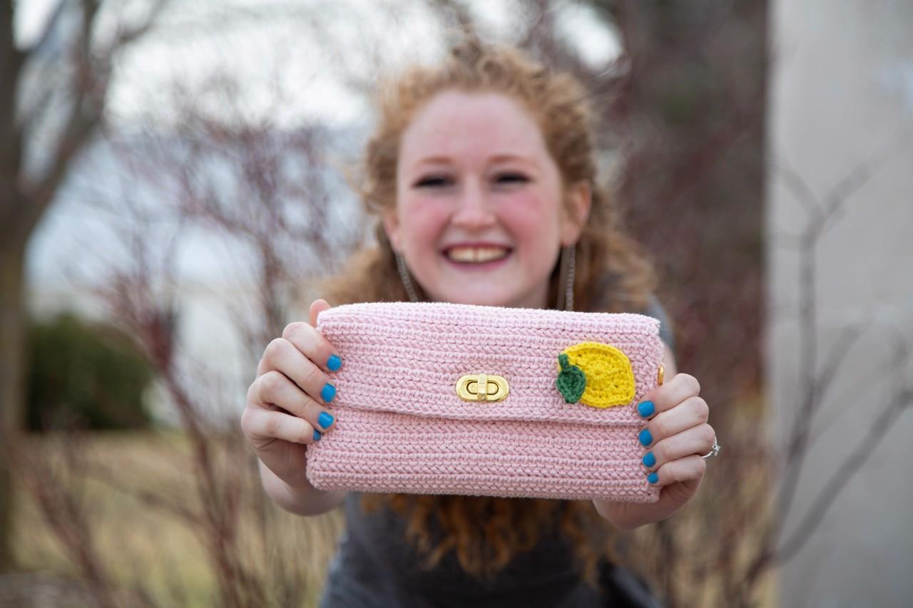 Pink Lemonade Clutch PDF Crochet Pattern by Ashley Parker