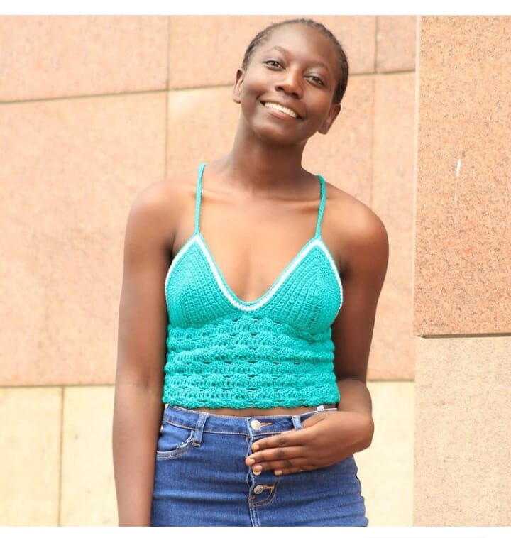 Crochet halter top Crochet Pattern by Helena Mathias