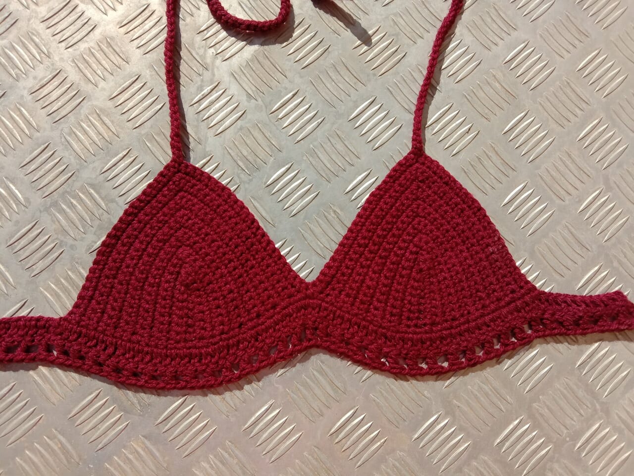Crochet bralette top Crochet Pattern by Helena Mathias