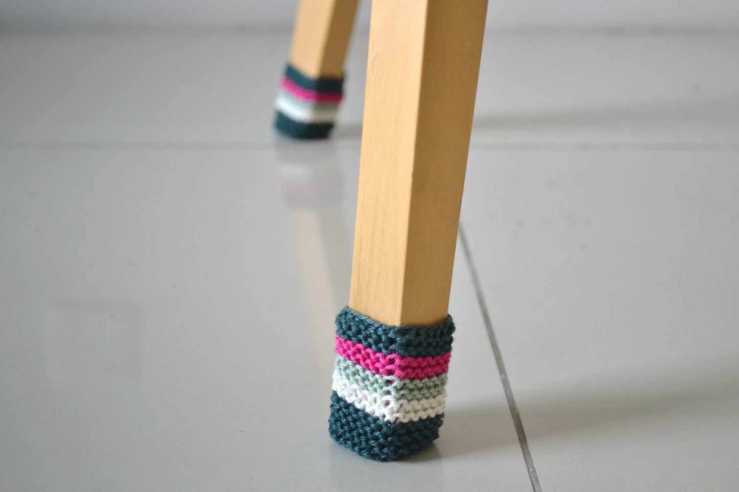 Chair Socks Knit Pattern by Hortense Maskens