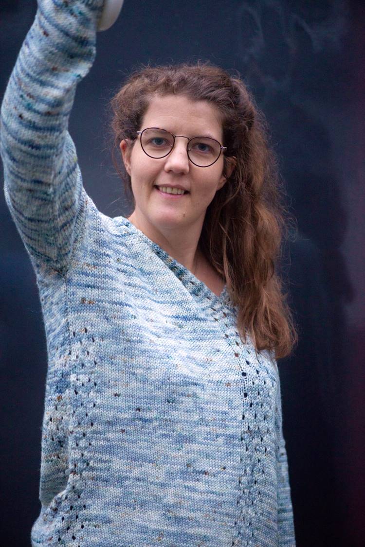 Appaloosa Sweater Knit Pattern by Hortense Maskens