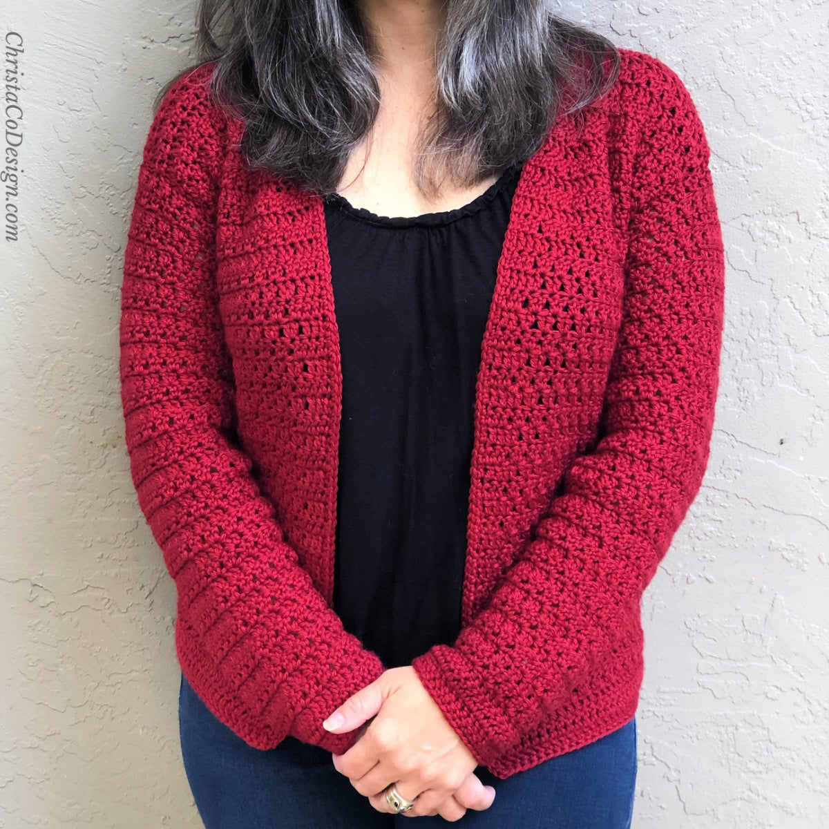 Sera Cardigan Crochet Pattern by Crystal Marin