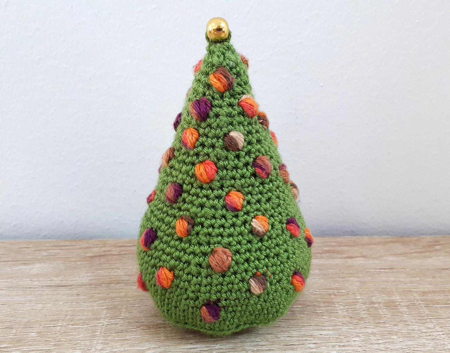 Bobbles Christmas Tree Ornament Crochet Pattern by Agat Rottman