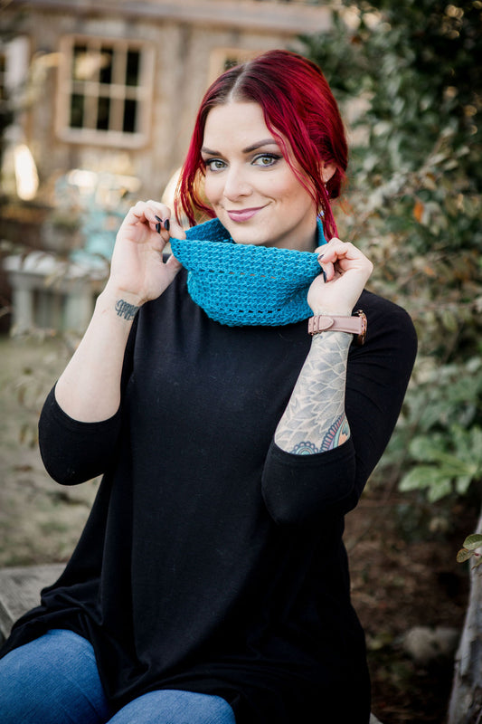 Fika Cowl Crochet Pattern by Ashley Parker