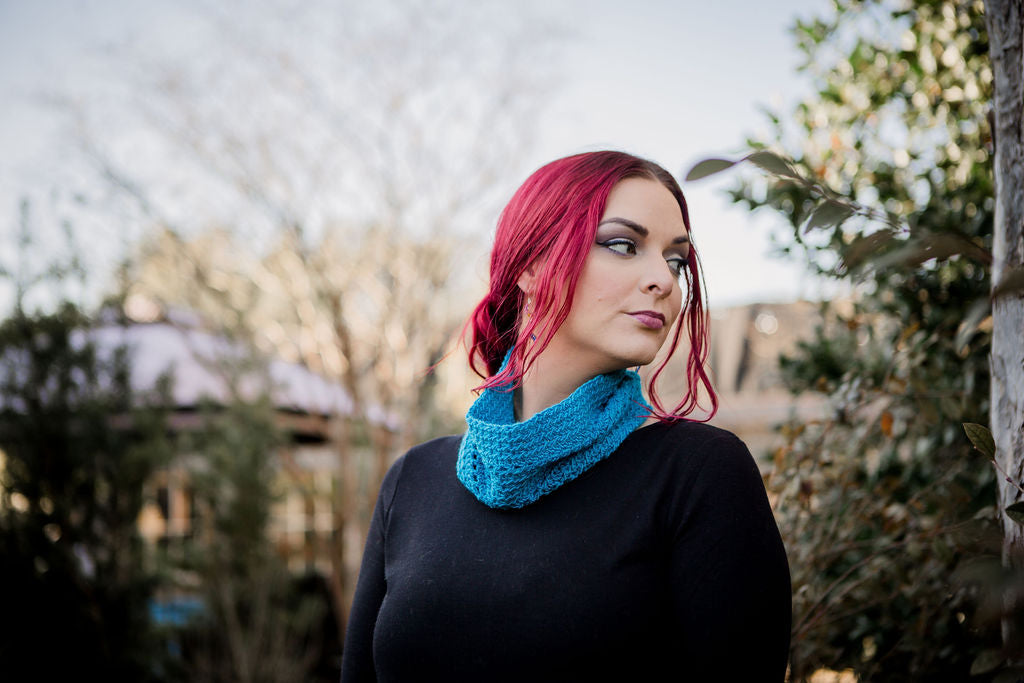Fika Cowl Crochet Pattern by Ashley Parker