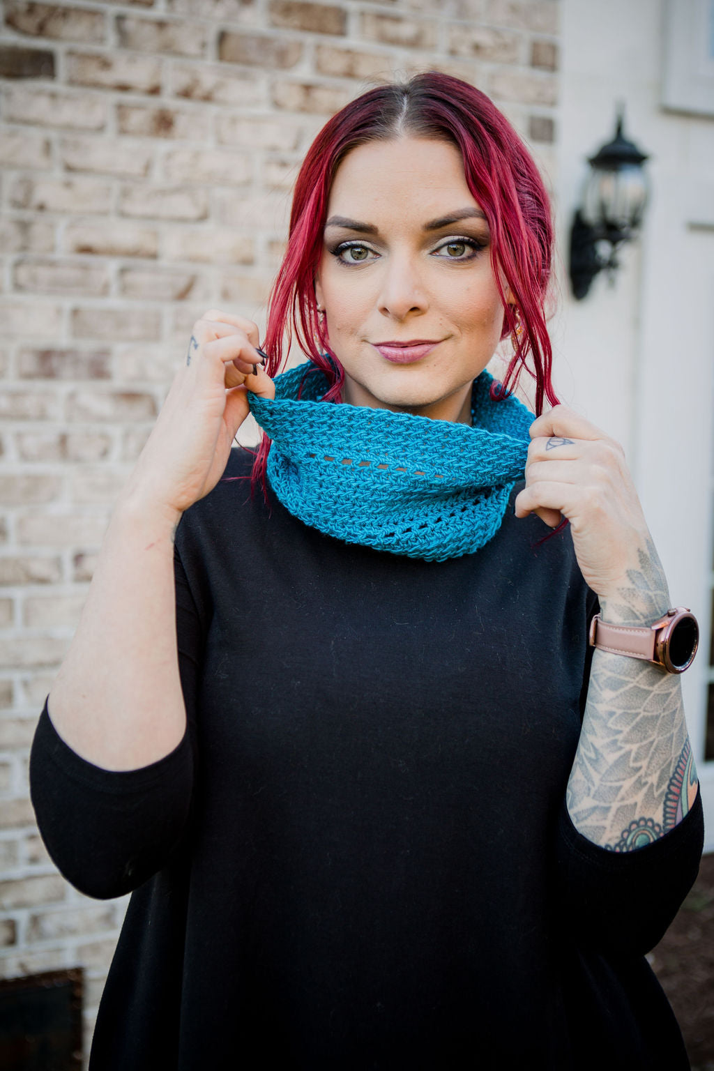 Fika Cowl Crochet Pattern by Ashley Parker