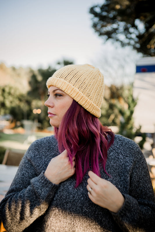 Simple and Rustic Ridge Beanie Crochet Pattern by Colt Tryon