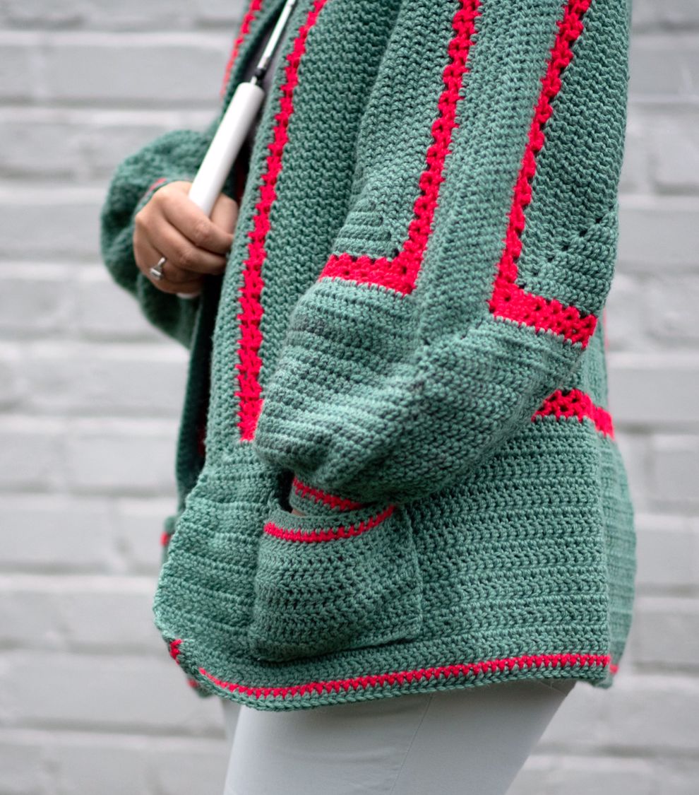 Mathilda Cardigan Crochet Pattern by Hortense Maskens