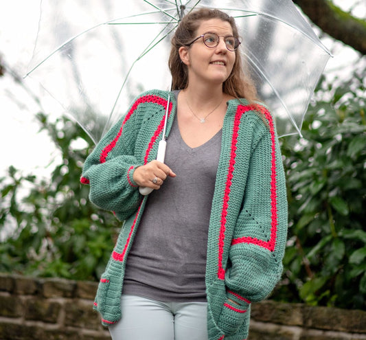 Mathilda Cardigan Crochet Pattern by Hortense Maskens