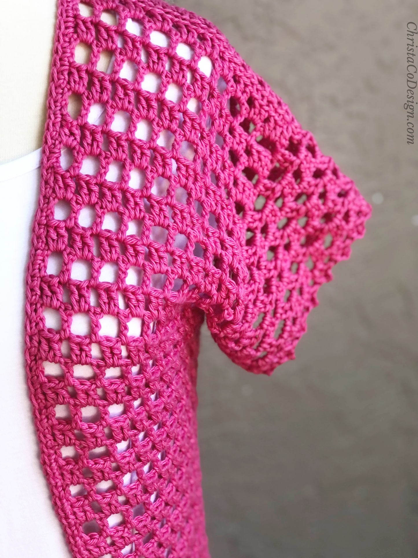Elba Cardigan Crochet Pattern by Crystal Marin