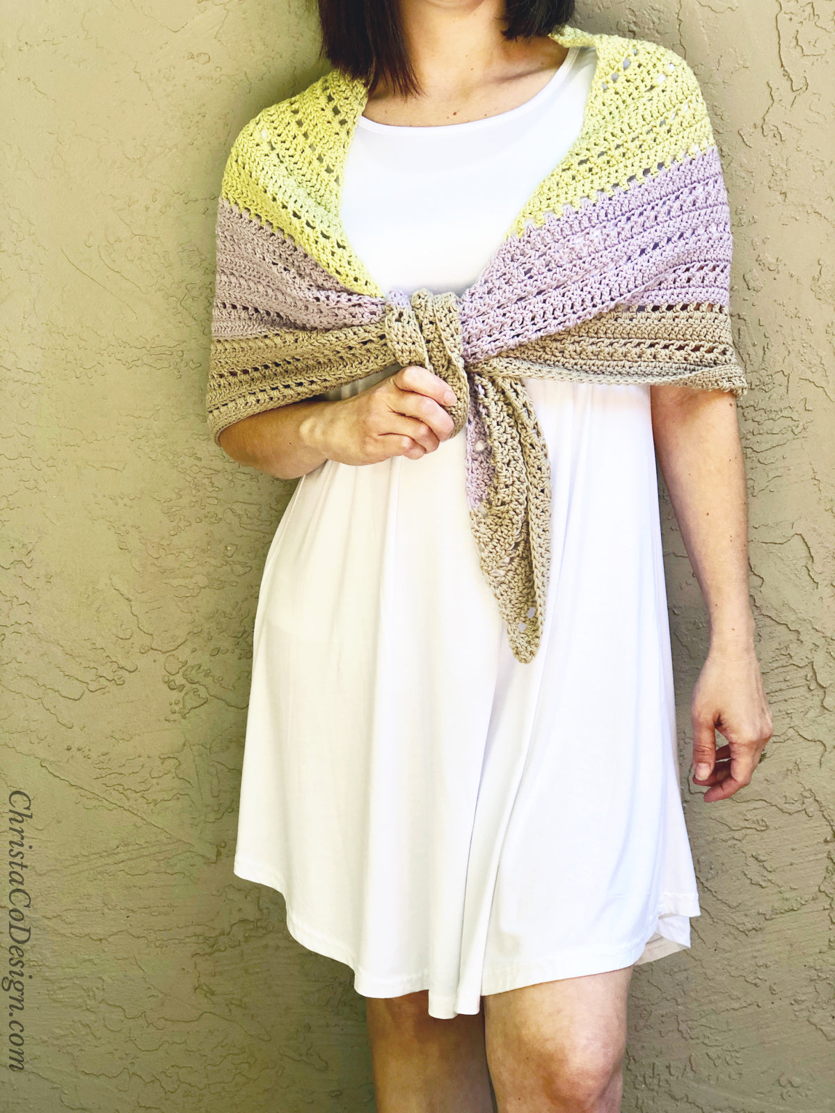 Lilla Shawl Crochet Pattern by Crystal Marin