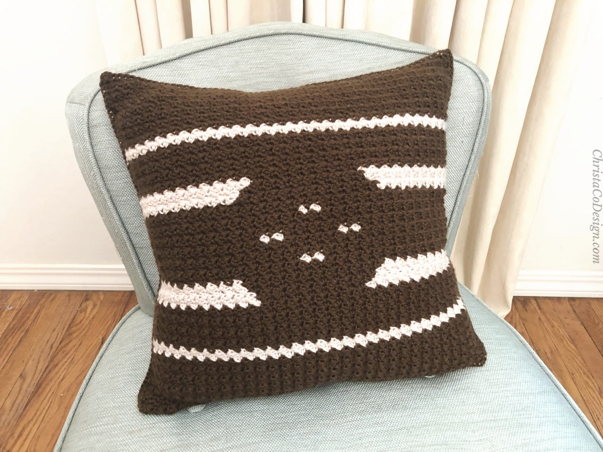Trentino Pillow Crochet Pattern by Crystal Marin