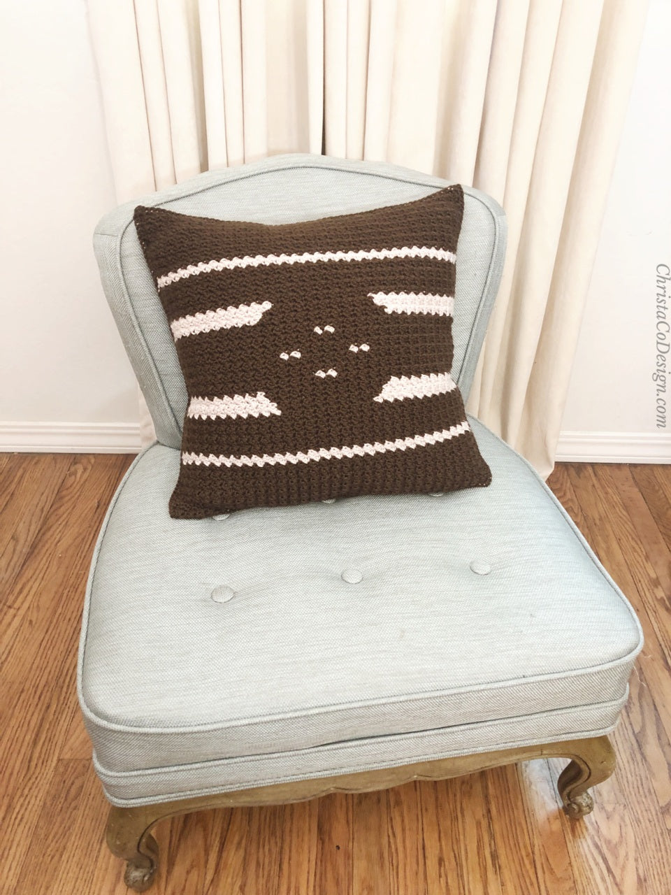 Trentino Pillow Crochet Pattern by Crystal Marin
