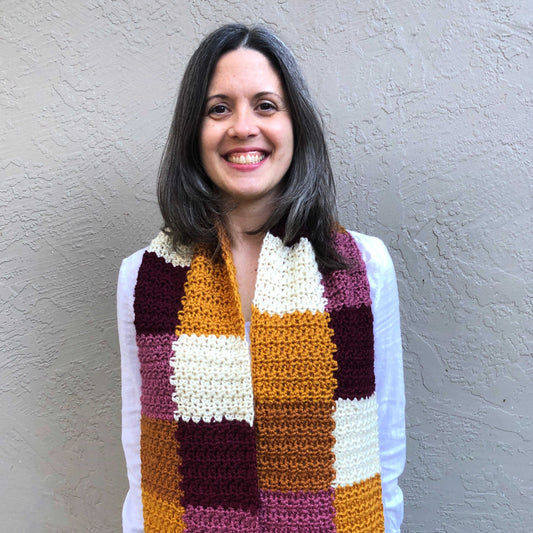 Iseo Scarf Crochet Pattern by Crystal Marin