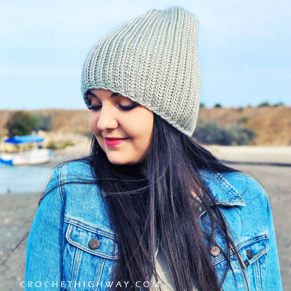 Free Crochet Pattern: 2x2 Crochet Hat by Crochet Highway