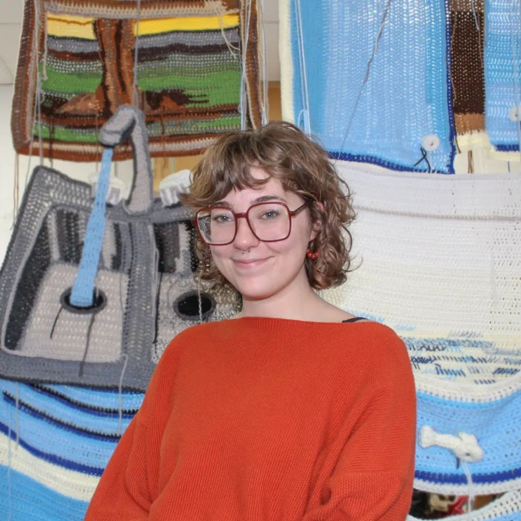 Stitching Stories: The Artistry of Baylee Schmitt's Crochet Installations