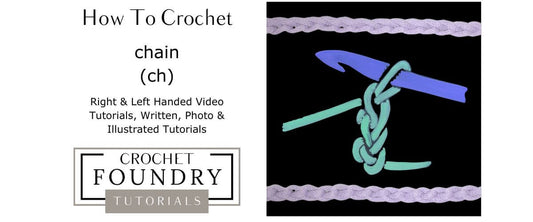 ch: chain - How To Make a Crochet Chain
