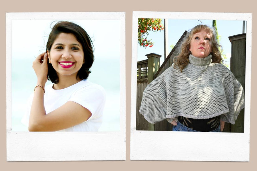 Crochet Designer Interview: Smitha Crasta's Fluffy Tunisian Pullover