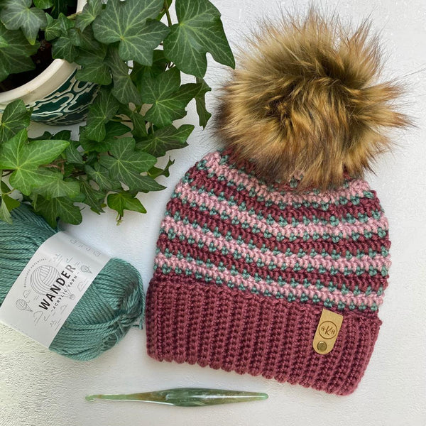 Free Crochet Pattern: Jax Beanie by A Knotty Habit Designs