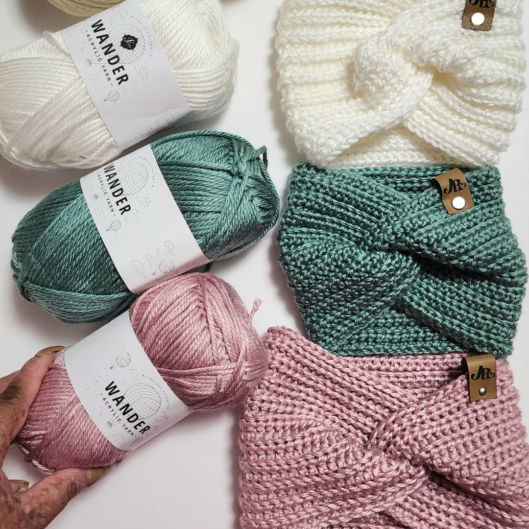 Free Crochet Pattern: Winter with a Twist Ear Warmer by JusBeeCreations Crochet Designs