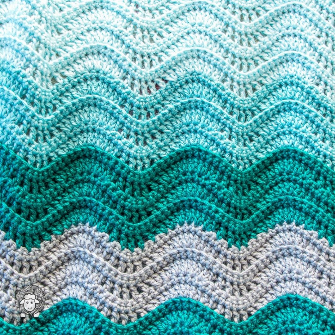 Free Crochet Pattern: Teal Tempest Blanket by The Loopy Lamb – Crochet ... Free Crochet Pattern: Teal Tempest Blanket by The Loopy Lamb – Crochet ...