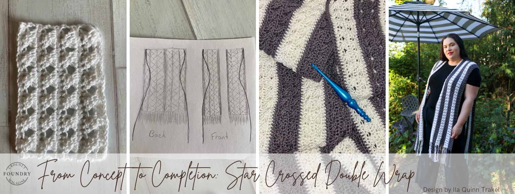 Star Wrap Pattern Behind the Crochet Design: Star Crossed Double Wrap – Crochet Foundry