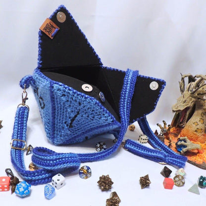 RPG D10 Dice Bag or Shoulder Bag Crochet Pattern By Jessie At Home